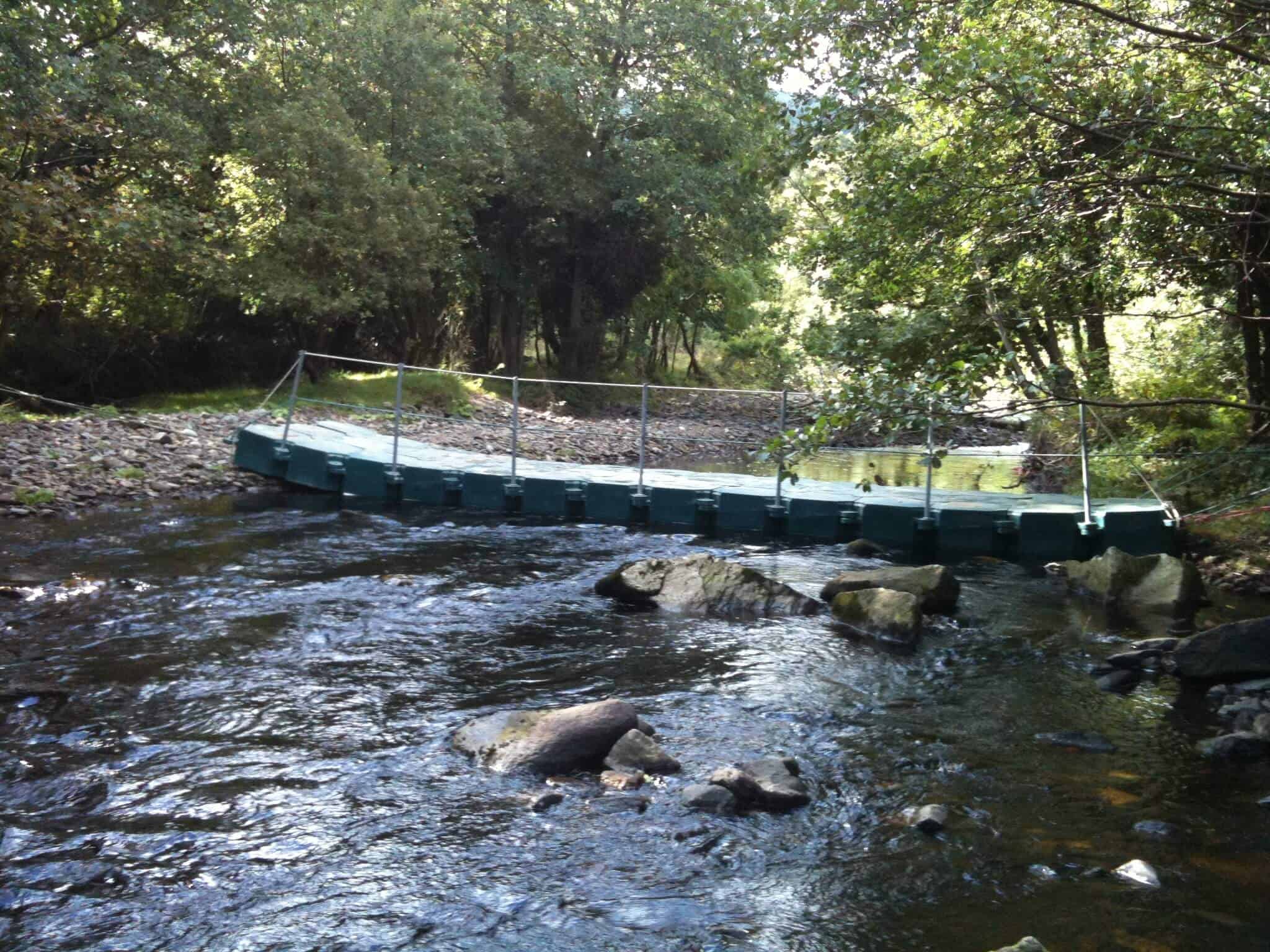 Airfloat MPS used as Temporary River Crossing