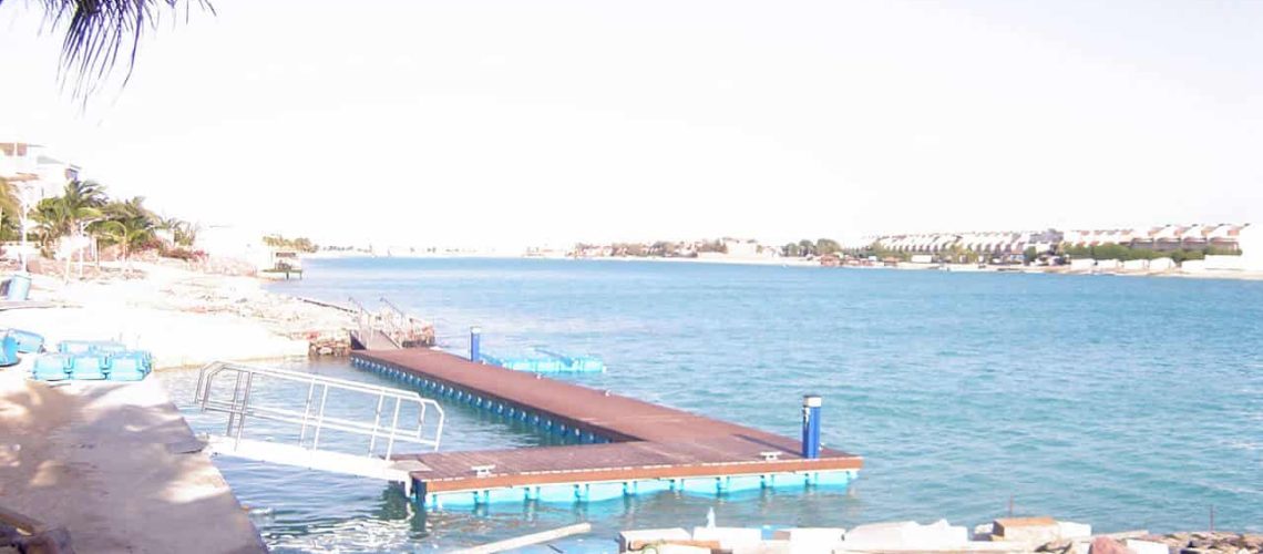 Airfloat Modular Pontoon System in use - Saudi Arabia - 2